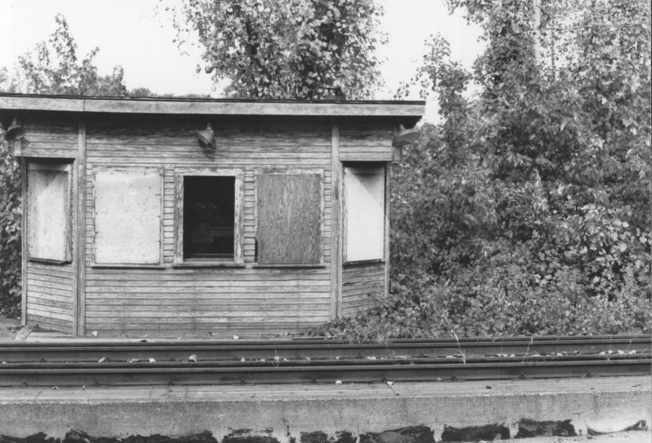 W&LE Building Abandoned scale house on Branch The Nickel Plate Archive