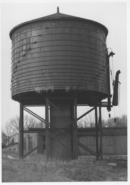 W&LE Water Tank Zanesville OH Water tank & icicles 1957 | The Nickel ...