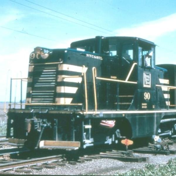 NKP 44 Ton 90 Weston & Brooker # 90 with train | The Nickel
