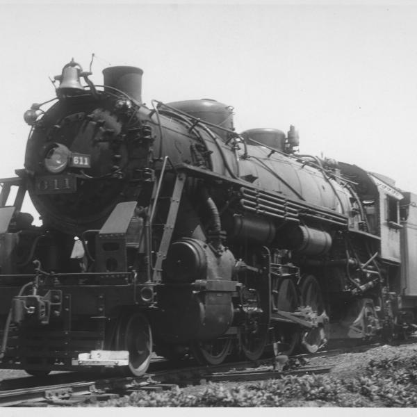 NKP H-6b 611 Left Front View Unknown Walt Peters | The Nickel Plate Archive