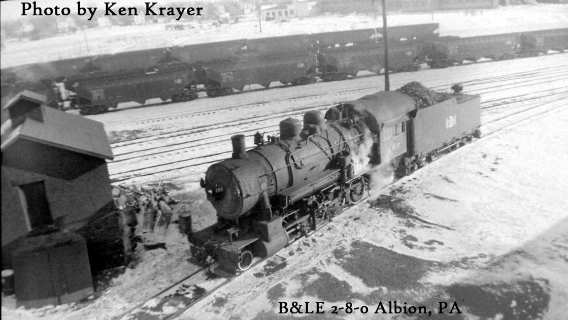 B&LE 2-8-0 in Albion PA | The Nickel Plate Archive