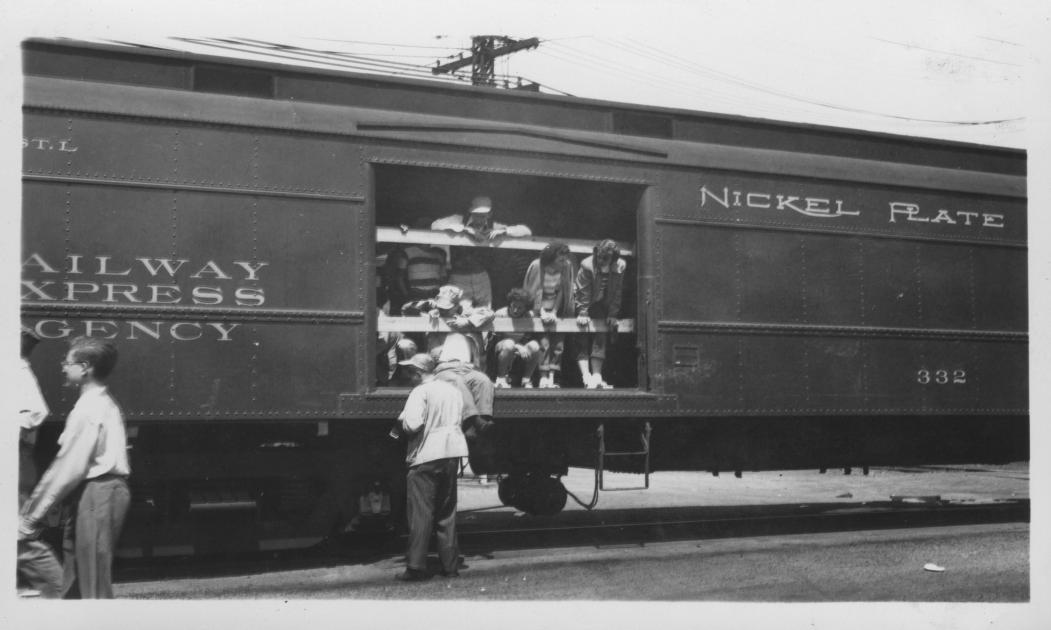 Baggage Express 332 Brewster OH Lunch car 81350 The Nickel Plate