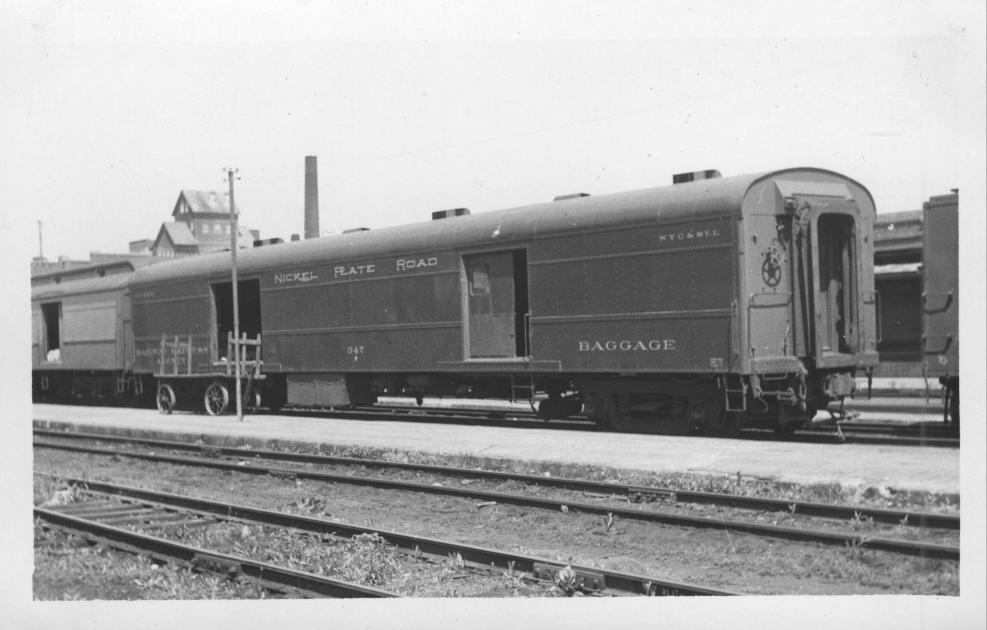 Baggage Express 347 unknown C.P.Munck The Nickel Plate Archive
