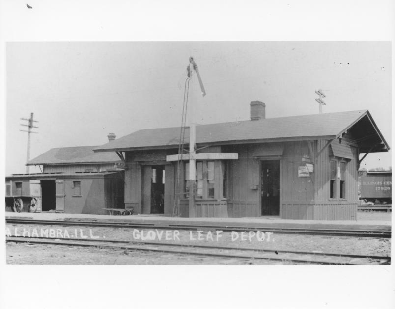 Clover Leaf Depot Alhambra IL Unknown Date The Nickel Plate Archive