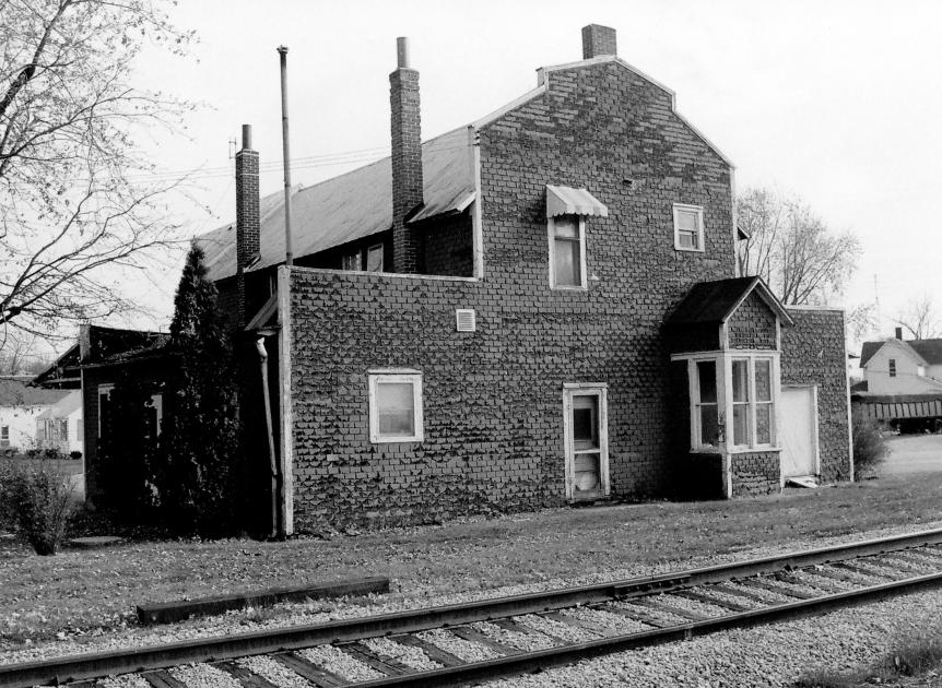 Clover Leaf Depot Pleasant Mills IN Depot1 The Nickel Plate Archive
