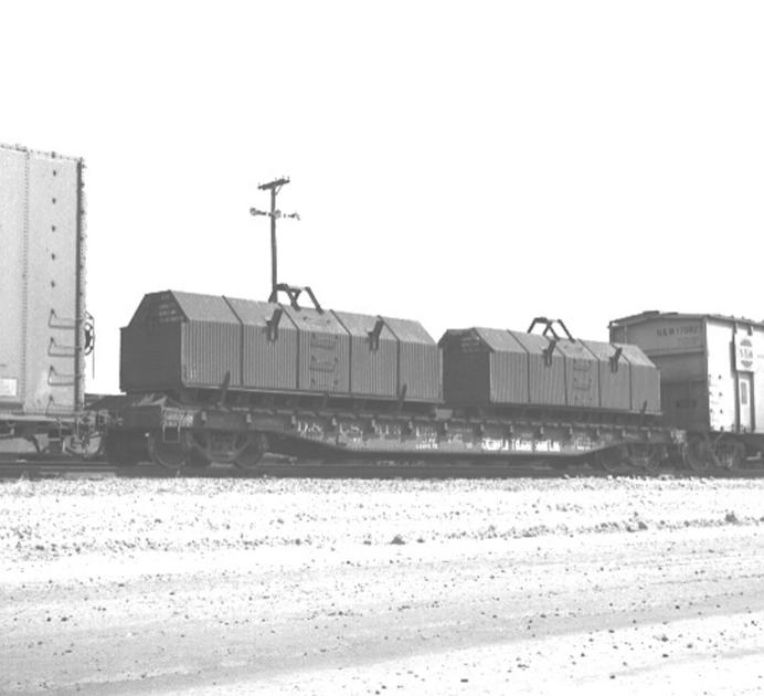 Coil Car Flat #6134 Bellevue OH 07-01-73n | The Nickel Plate Archive