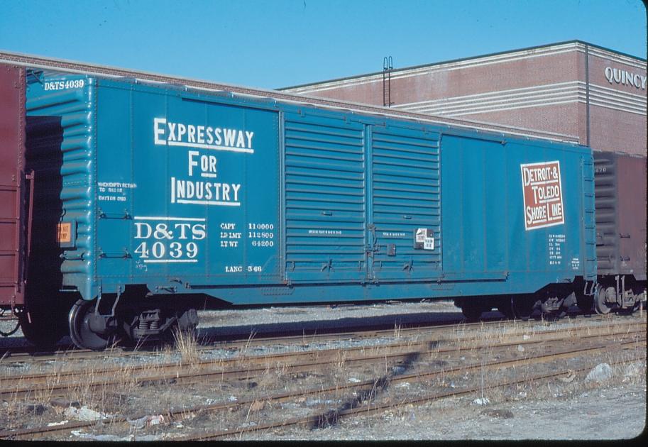 D&TSL 4039 Boxcar 50ft Double Door Boxcar 4-4-67 W.Turnbull | The