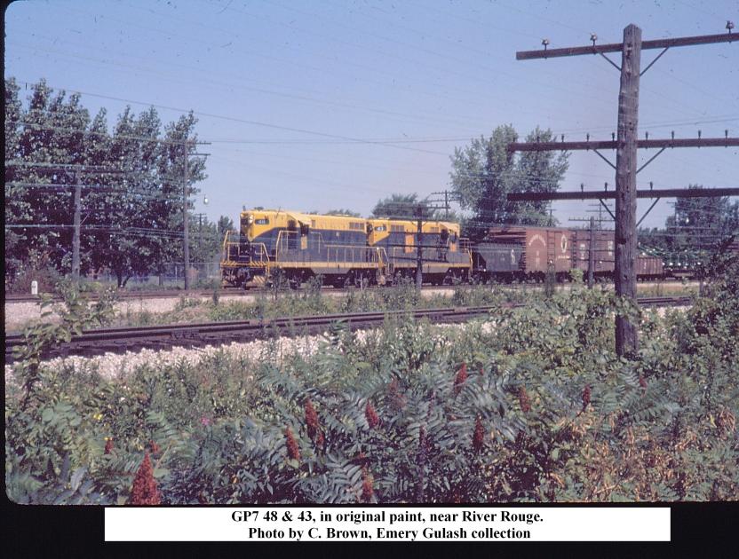 D&TSL GP7 48 Ecorse MI 81960 The Nickel Plate Archive