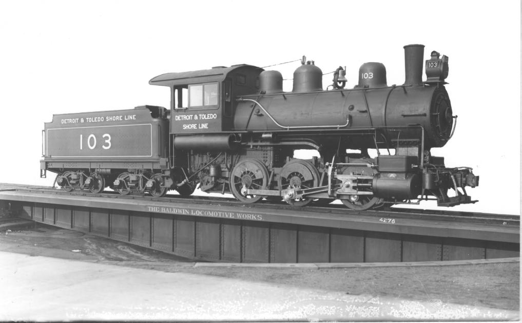 D&TSL Steam 0-6-0 103 Builders Photo | The Nickel Plate Archive