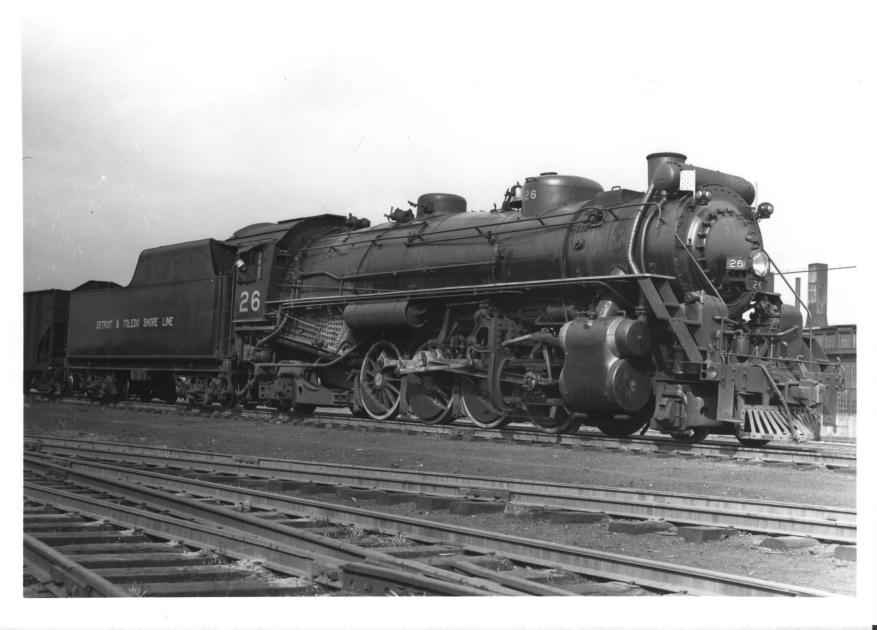 D&TSL Steam 2-8-2 26 Detroit MI 5-10-1942 | The Nickel Plate Archive