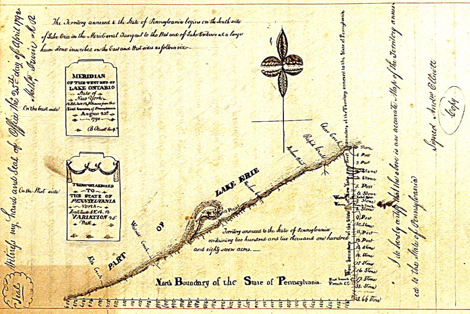 Erie Triangle Map | The Nickel Plate Archive