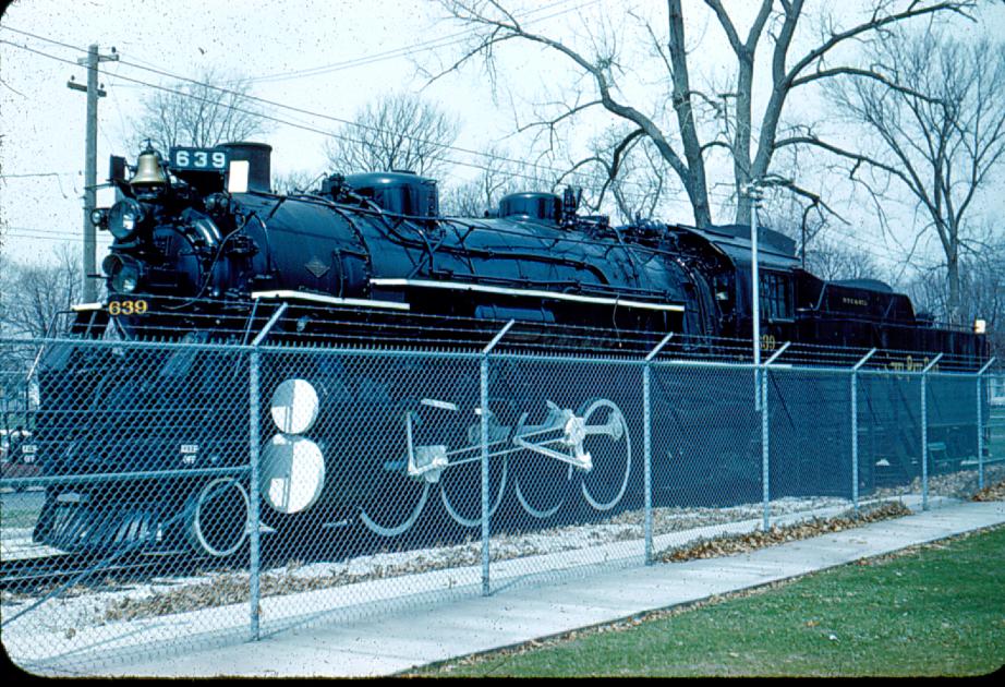 H63 639 Bloomington IL in Miller Park The Nickel Plate Archive