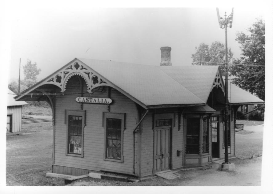 LE&W Depot Castalia OH 1930's The Nickel Plate Archive