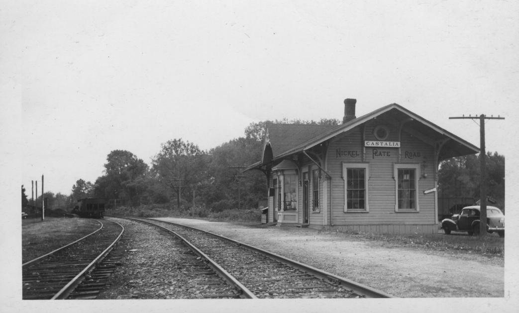 LE&W Depot Castalia OH 1940's The Nickel Plate Archive