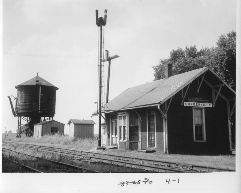 LE&W Depot Congerville IL 1950's The Nickel Plate Archive