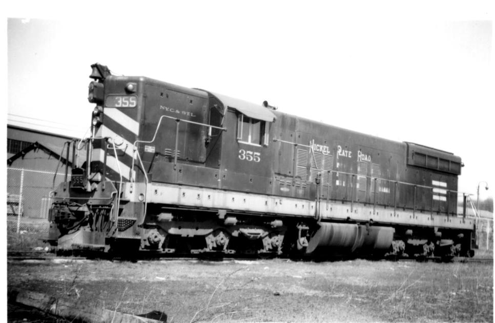 NKP #355 SD9 Zanesville 1964 | The Nickel Plate Archive