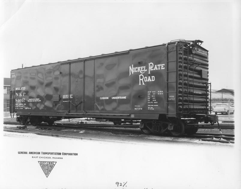NKP 50ft Boxcar 50ft 84017 Builders Photo 1 Tony The Nickel Plate Archive