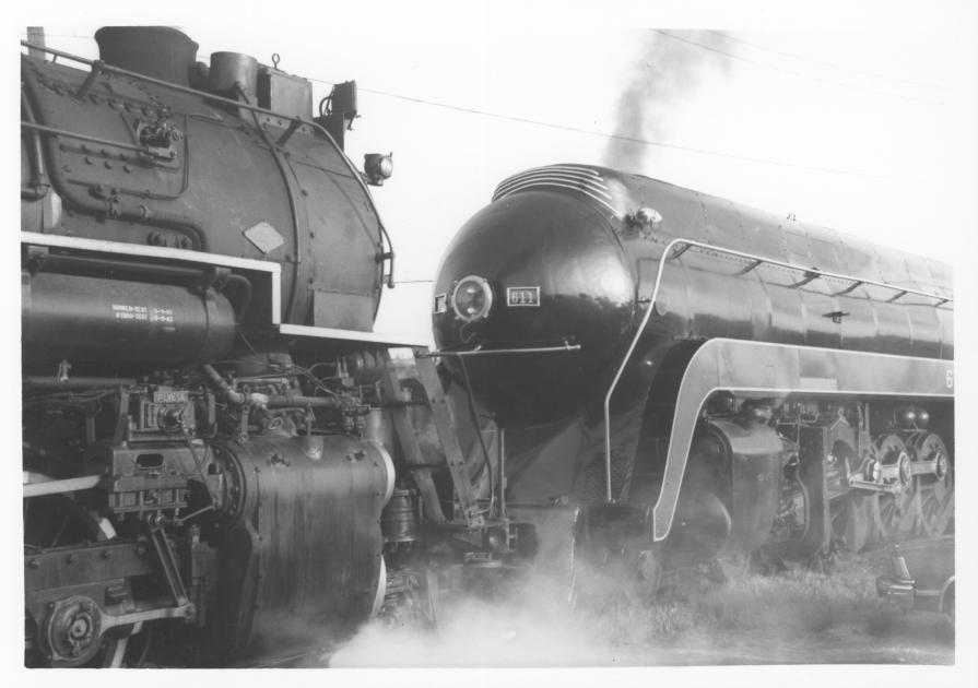 NKP 765 Bellevue OH with N&W 611 8-28-1983 HAM | The Nickel Plate