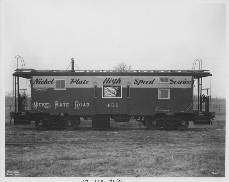 NKP Caboose 451 Builders Photo 3271962 Tony The Nickel Plate Archive