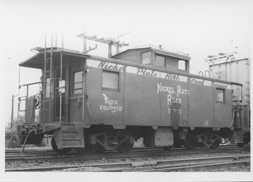 NKP Caboose 775 Conneaut OH 8-3-1967 | The Nickel Plate Archive