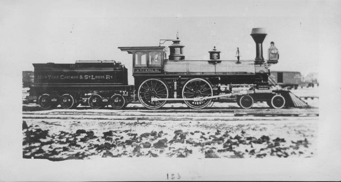 NKP Class B 153 Builders Photo | The Nickel Plate Archive