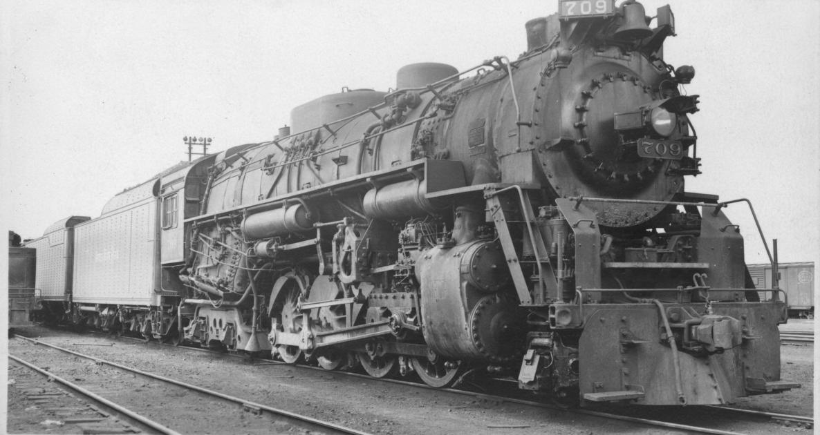 NKP Class S 709 Bellevue OH 1950's | The Nickel Plate Archive