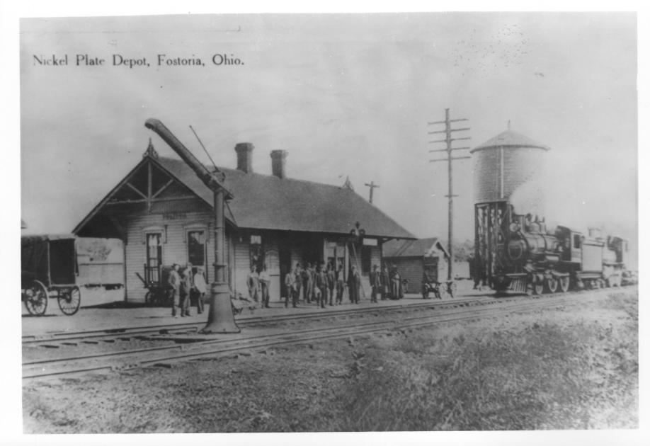 NKP Depot Fostoria OH 1910's The Nickel Plate Archive