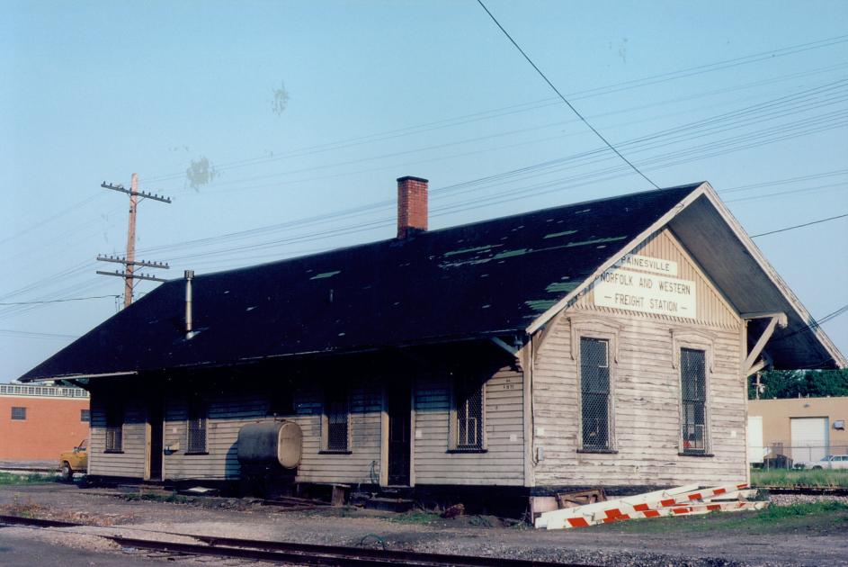 NKP Depot Painesville OH Backside 53188 The Nickel Plate Archive