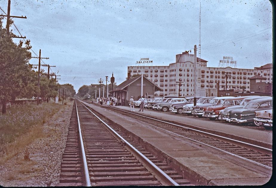 NKP Depot Rocky River OH 1950's | The Nickel Plate Archive