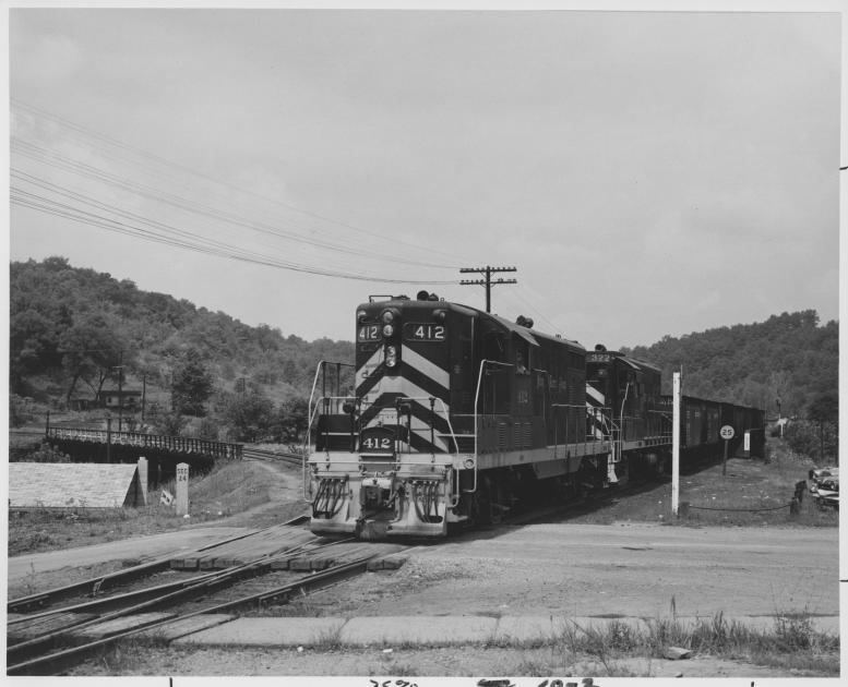 NKP GP7 412 Adena OH 1960's NKPHTS The Nickel Plate Archive