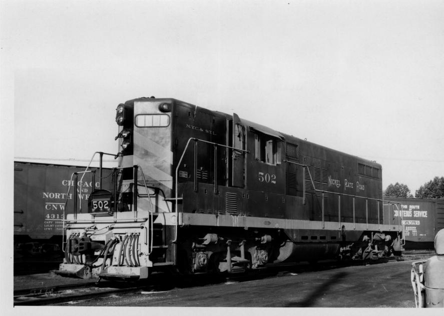 NKP GP9 502 Muncie IN 8-13-1961 | The Nickel Plate Archive