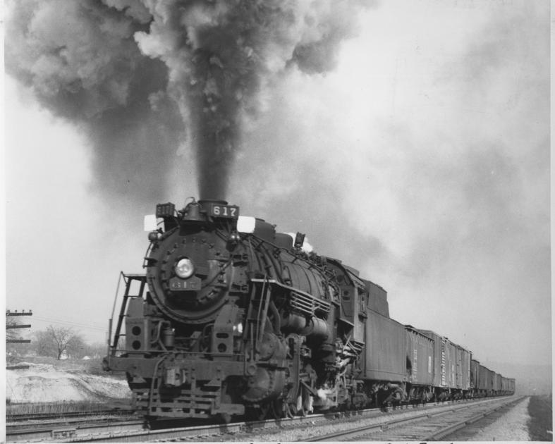 NKP H-6d 617 Lafayette IN 3-21-1947 | The Nickel Plate Archive