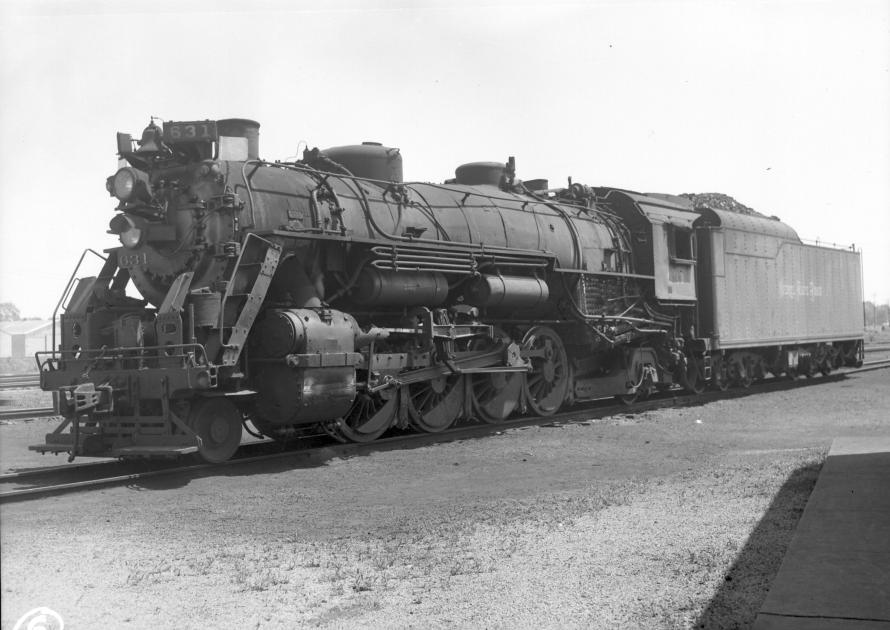 NKP H-6d 631 East Wayne IN 7-14-1956 GAR | The Nickel Plate Archive