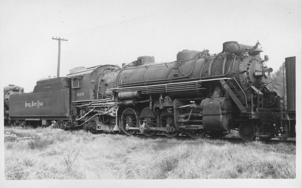 NKT　　8/6 NKP H-6f 666 Madison IL 10-22-1946 | The Nickel Plate Archive