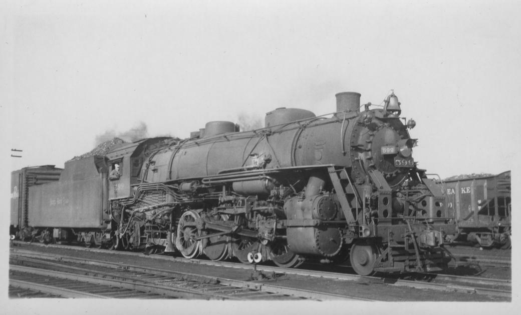 NKP H-6o 599 Delphos OH 6-26-1948 | The Nickel Plate Archive