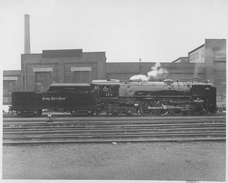 NKP L-1a 173 Frankfort IN 1950's | The Nickel Plate Archive