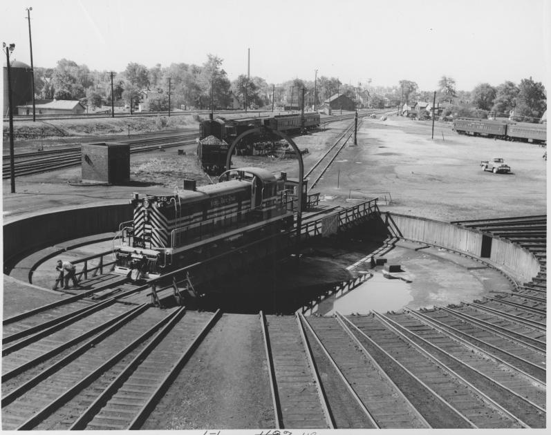 NKP RS3 546 Bellevue OH 1950's JTS The Nickel Plate Archive