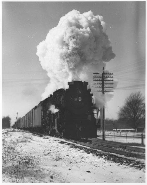NKP S-2 744 Berlin Heights OH 1-19-1957 EB PTH | The Nickel Plate Archive