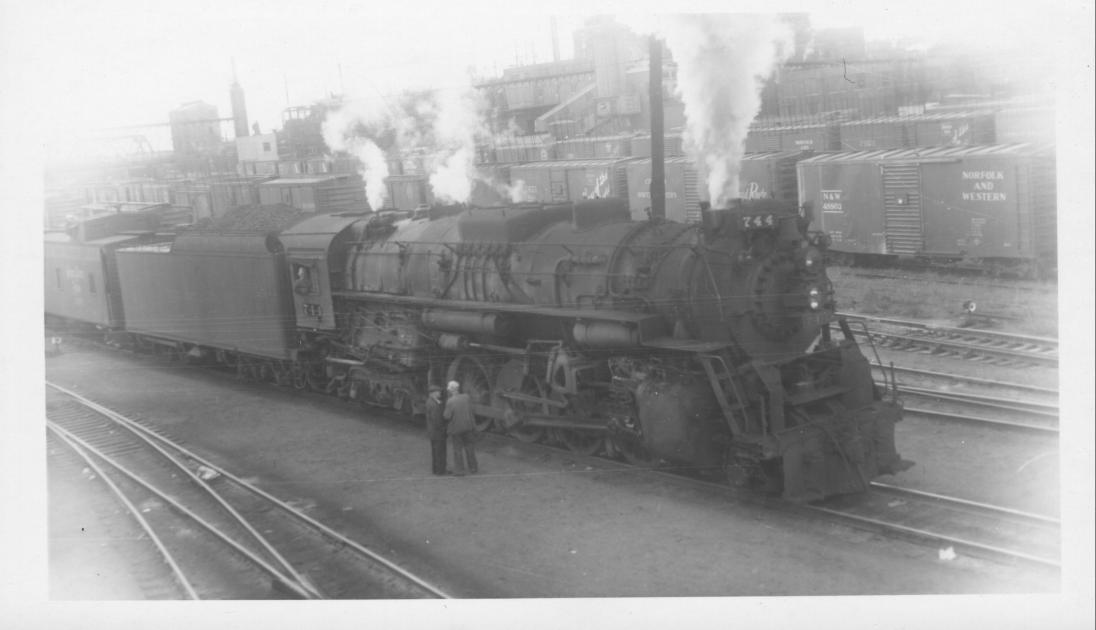 NKP S-2 744 Buffalo NY 19450s Rhg | The Nickel Plate Archive