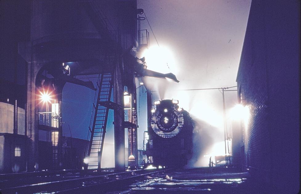 NKP S-2 751 Chicago IL Calumet Yard at night | The Nickel Plate Archive