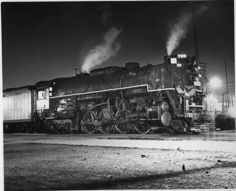 NKP S-2 759 Lima OH Night view-front | The Nickel Plate Archive