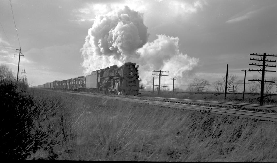 NKP S3 773 Pomfret NY 12151956 eb with NYC stock cars The Nickel