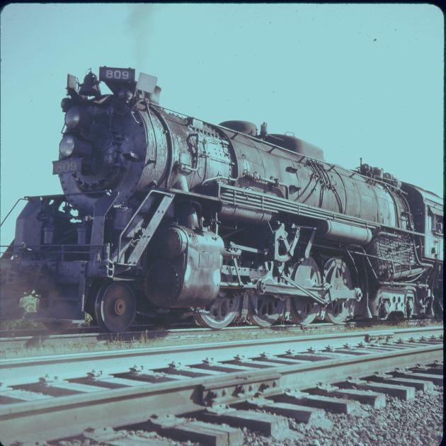 NKP S-4 809 Left Front View DKR | The Nickel Plate Archive