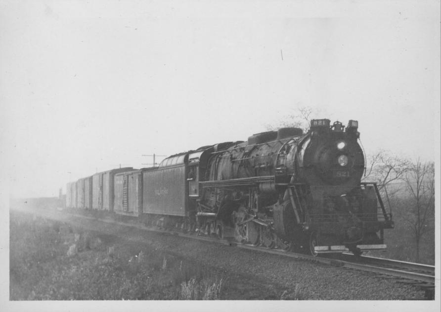 NKP S4 821 Woodrow PA on P&WV The Nickel Plate Archive