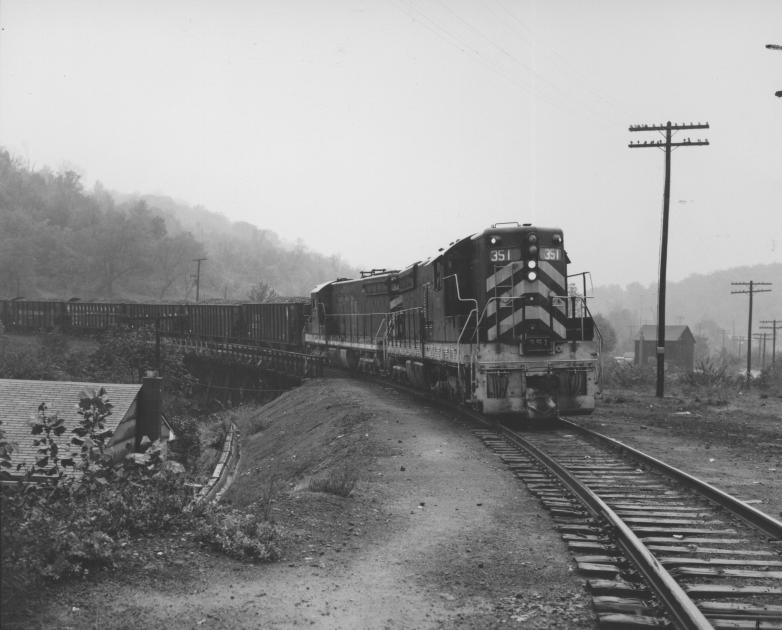 NKP SD9 351 Adena OH 1960's The Nickel Plate Archive