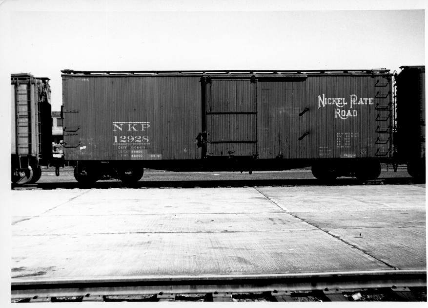 NKP Wood Boxcar 12928 36ft Wood The Nickel Plate Archive