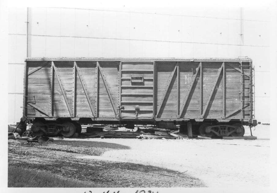 NKP Wood Boxcar 8099 Noblesville IN 1978 The Nickel Plate Archive