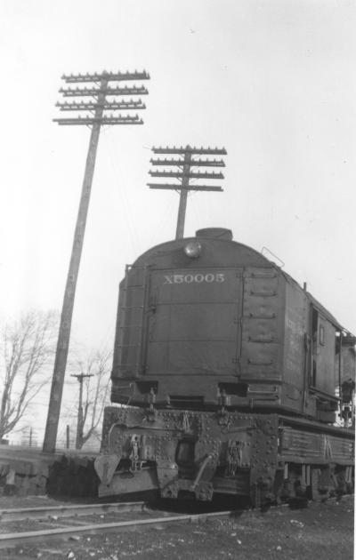 NKP Wreck Crane X50005 Damaged Unknown | The Nickel Plate Archive