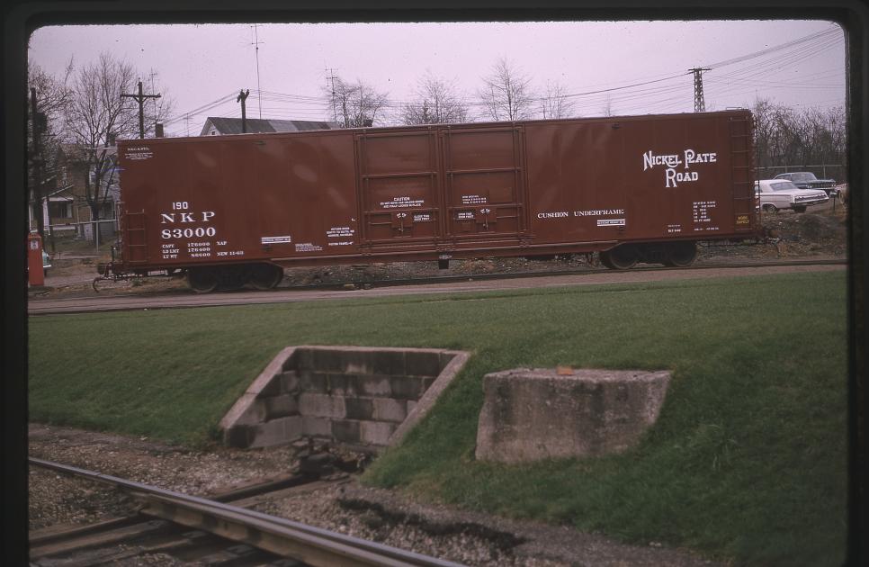60' Boxcar #83000 in Greenville PA in November 1963 | The Nickel Plate ...