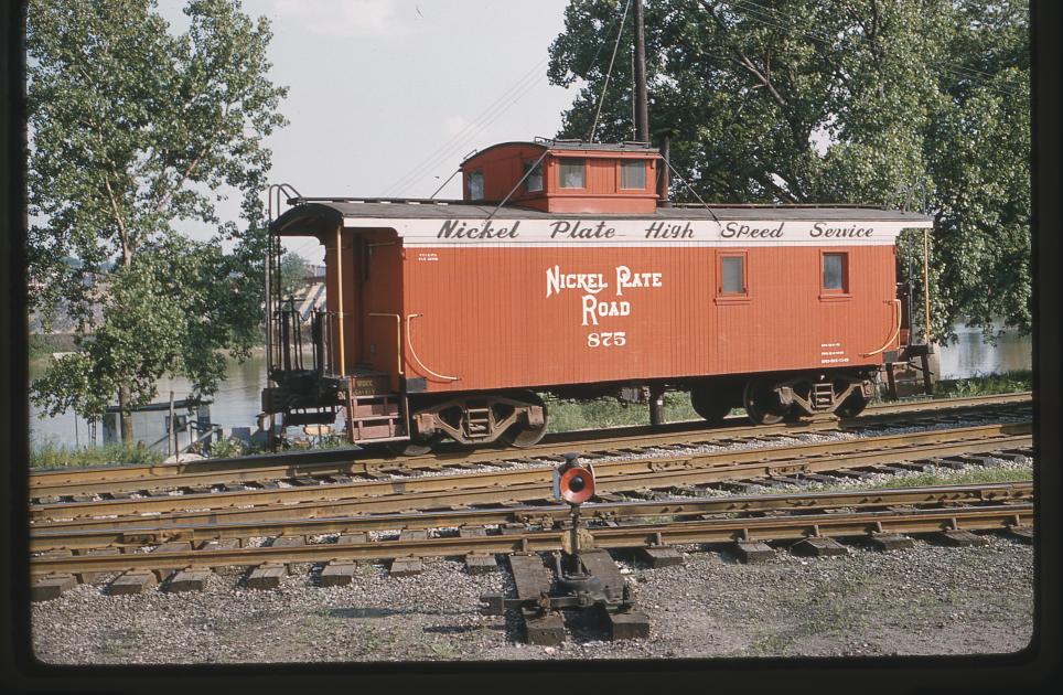 Caboose 875 in Warrenton OH in June 1961 The Nickel Plate Archive